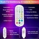 thumbnail image 4 of Juego de 2 luces LED de fuegos artificiales, 96 LED RGB con control por aplicación Bluetooth, tira de luces de fuegos artificiales IP65 para exteriores e interiores., 4 of 5