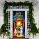 thumbnail image 4 of Cortina Navideña Para Puertas Funda Para Puertas Funda Navideña Para Puertas Tapiz Decorativo Cortina Para Puertas Para Fiestas Navideñas Funda Para Puertas Decoración Para Fiestas Navideñas, 4 of 7