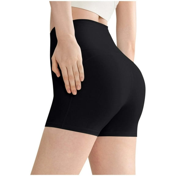 Youyipin Womens Shorts High Waisted Volleyball Yoga Shorts Biker Workout Shorts For Women