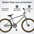 thumbnail image 2 of Schwinn Predator Team 24 Freestyle BMX Cruiser Bike, Conception Throwback 1983, Transmission à Vitesse Unique, Cadre en Acier Hi-Ten, Pédales de Rattrap, Freins à Étrier avant et Arrière, Pneus Muraux en Gomme de 24 Pouces, Chrome, 2 of 5