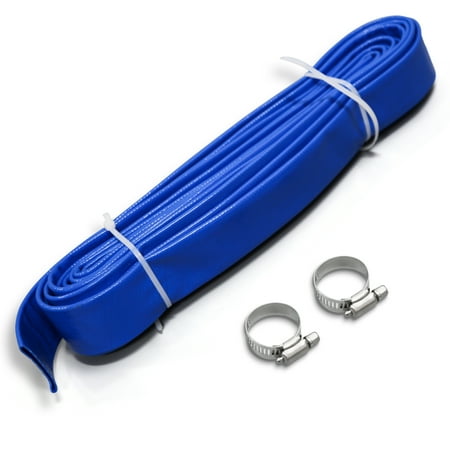 UPC: 0842893129228 | SereneLife 19.69 ft. Pump Hose – Replacement Part Hose with 2 Clamps