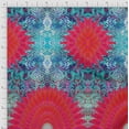 thumbnail image 2 of Soimoi Cotton Voile Fabric Floral & Feather Panel Print Sewing Fabric Yard 42 Inch Wide, 2 of 3