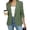 Green, variant on Womens Casual Blazers Open Front Long Sleeve Work Office Suit Jackets Blazer Black 3XL