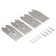 thumbnail image 1 of Ensemble de 4 pinces de serrage pour le travail du bois, en alliage d'aluminium, pour une fixation précise des planches de bois, 1 of 3