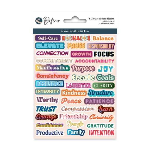 Accountability Stickers size: Small