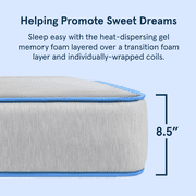 Bear Cub - Kids Mattress, Twin: Salmon