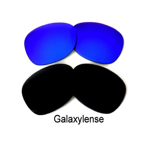 Galaxy Replacement Lenses for Ray Ban Ray_Ban_RB3016 Black & Blue Color  100% UVAB