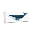 thumbnail image 3 of Stupell Industries Blue Whale Marine Animal Watercolor Painting over White, 48 x 20,Design by Jeannine Saylor, 3 of 5