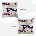 thumbnail image 4 of Decorative Throw Pillow Covers Cartoon Sheep Kawaii Colored Stripes Cotton Linen Square Pillow Cases for Couch Sofa Bed,18 x 18 inches, 4 of 4