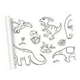 thumbnail image 4 of Rollo de papel artístico, juguete educativo , 30x300cm, regalo de cumpleaños, papel de , carteles para colorear DIY para marcador de , de dinosaurios de dinosaurios Macarena Rollo de papel para colorear, 4 of 8