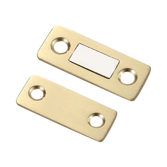 shyuyusa 2 Pcs Thin Magnetic Door Stop, Invisible Wall Door Holder Household Tool, Strong Hold Stopper For Interior Doors, Easy Installation Hardware