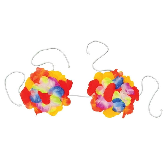 12 Pack Beistle Luau Party Floral Bikini Top