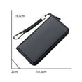 thumbnail image 3 of Kcolen Fashion Men's Slim ID Long Zipper Wallet with Multiple Card Slots and Secure Clutch Design, 3 of 5
