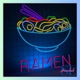 thumbnail image 3 of Shinelab Ramen Bowl Neon Sign, Japan Ramen Wall Art Light, Japanese Restaurant Wall Decor 01343, 3 of 4