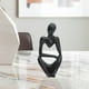 thumbnail image 4 of Escultura de abstracto Sunnimix Figura Pensador abstracto Decoración del hogar colecciones de regalos de cumpleaños Negro, 4 of 7