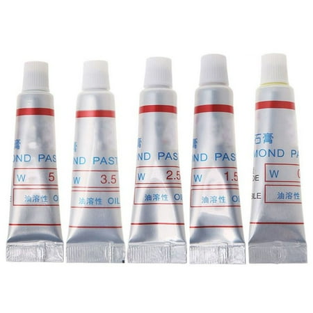 

5Pcs Diamond Abrasive Paste 2000-10000Grit Glass Metal Grinding Lapping Paste