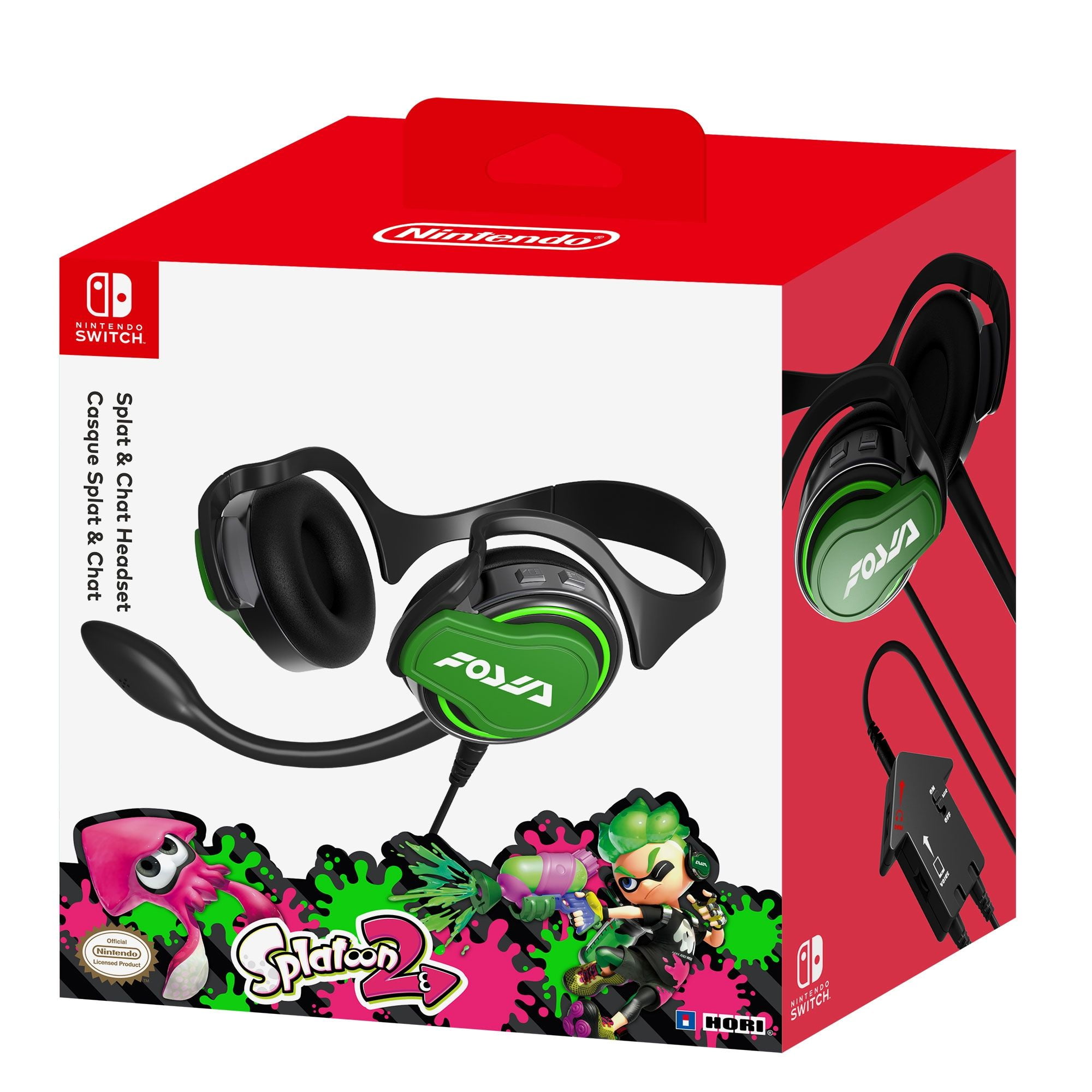 nintendo switch splatoon headset