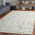 thumbnail image 2 of SAFAVIEH Casablanca Gloria Distressed Area Rug, Ivory/Black, 6' x 6' Square, 2 of 7