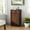 Walnut, variant on 10 Gallon Tilt-Out Trash Can Cabinet with Wave-Textured Hideaway Drawer Pull-Out Bin Kitchen Bath Organizer Engineered Wood Dual-Zone Storage for Apartments RV Living Room ,White