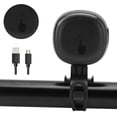 thumbnail image 1 of Timbre de bicicleta con control táctil sensible, bocina impermeable para adultos y niños, luz de advertencia nocturna, apto para bicicletas de 22-32 mm y bicicletas de montaña., 1 of 5