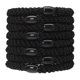 thumbnail image 1 of 8pcs Black Hair Ties for Thick and Curly Hair Ponytail Holders Hair Elastic Band for Women or Men, 1 of 4