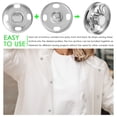 thumbnail image 4 of Homemaxs Metal Sewing Snap Fasteners (100 Sets), 4 of 7