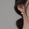 thumbnail image 2 of Sterling Silver Butterfly Earrings Hoop for Women Teens Small Butterfly Hoop Earrings Huggie Drop, 2 of 9