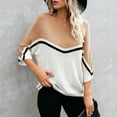 thumbnail image 1 of EGNMCR Pull Col Rond pour Femmes, Pull Tricoté pour Femmes, Pull Grande Taille pour Femmes, 1 of 9