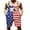 Men, variant on Inevnen Men's Women's American Flag Eagle Overalls Shorts Casual Rompers Bibs Adjustable Strap Jumpsuits