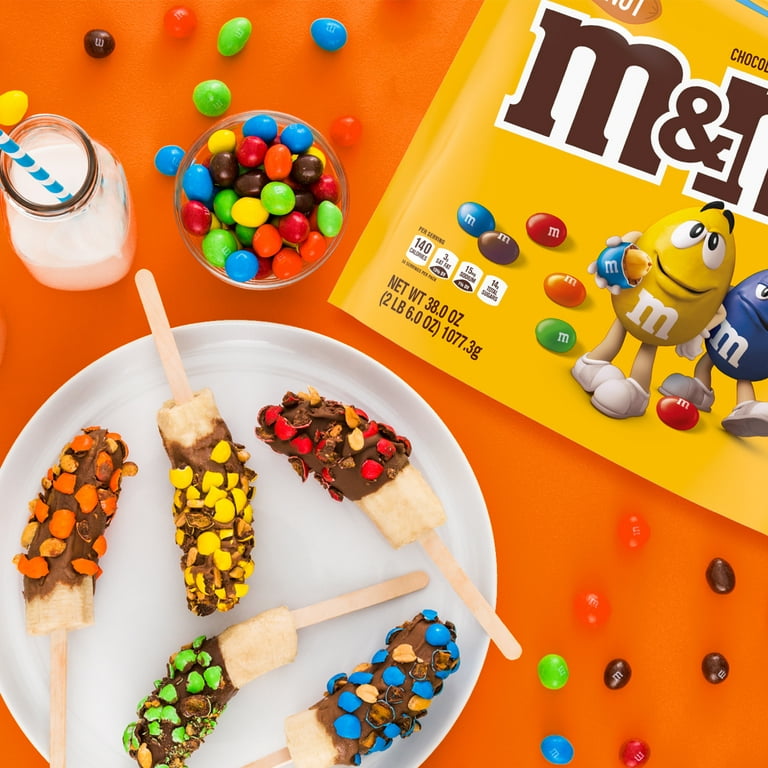  M&M'S Peanut Butter Chocolate Candy Party Size 38-Ounce Bag :  Chocolate And Candy Assortments : Grocery & Gourmet Food