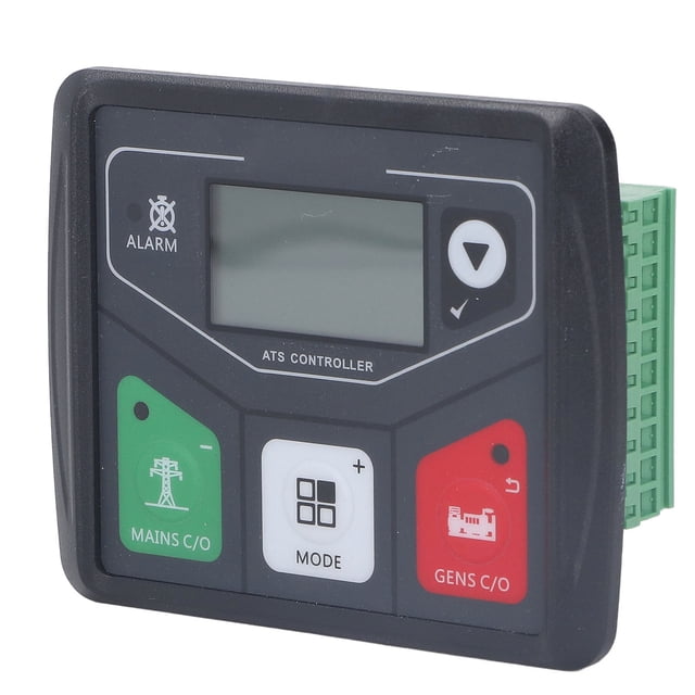 Módulo De Control De Generador, Carcasa De ABS Multifuncional Controlador De Generador IP54 Bajo Consumo De Energía DC8-24V Para Uso Industrial