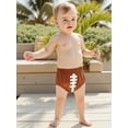 thumbnail image 6 of Rovasas Baby Boy Shorts Rugby Embroidery Elastic Waist Casual Short Pants, 6 of 9