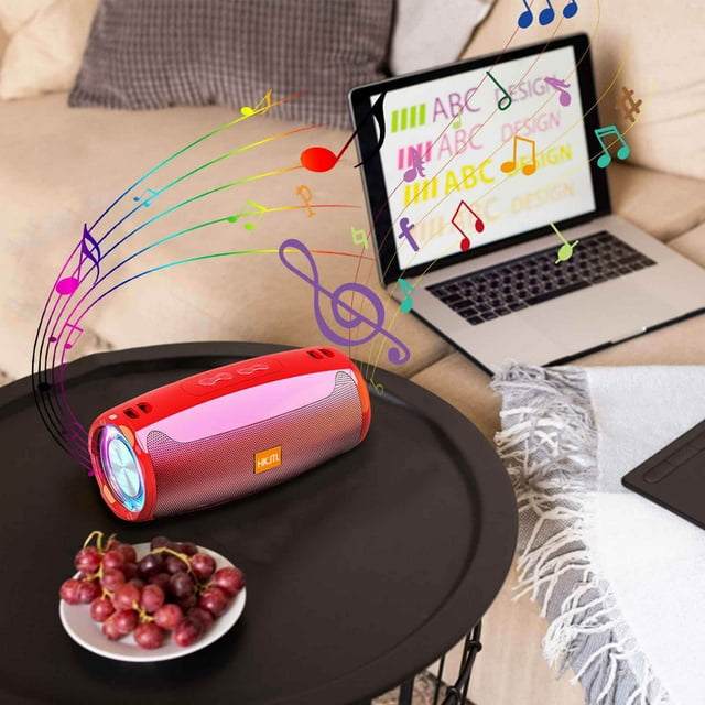 Antqov Intelligent Bluetooth Speaker Bluetooth Speaker High Sound Quality Large Volume Home Card Insertion Speaker