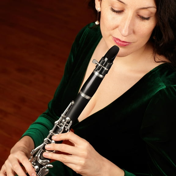 GOOHOCHY 2Pcs Clarinet Two Section Tubes for Beginners and Professionals with Smooth Surface in Practice