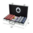 thumbnail image 6 of Poker Set with Cards, Buttons, Carrying Case, and 300 Poker Chips for Texas Hold'em and Blackjack, 6 of 6