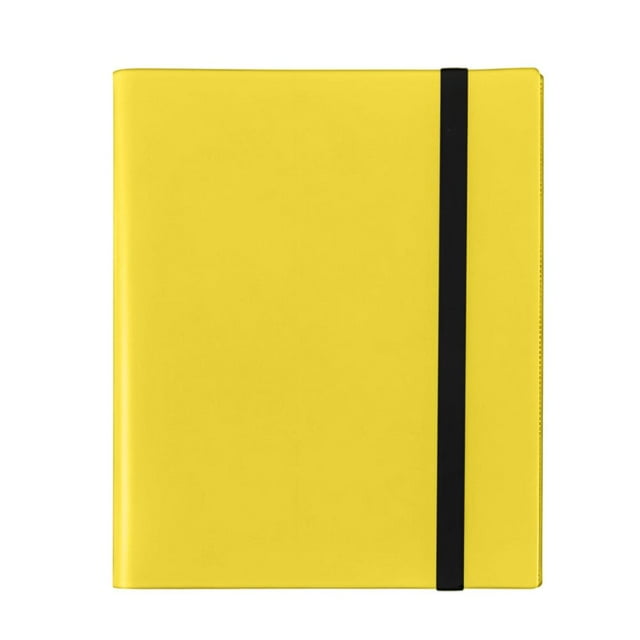 Feltree Classeur de Cartes à Collectionner à 9 Pochettes avec 360 Pochettes Latérales, Album Imperméable et Robuste pour Cartes de Sport, MTG, Football, Rangement Sécurisé avec Sangles Élastiques