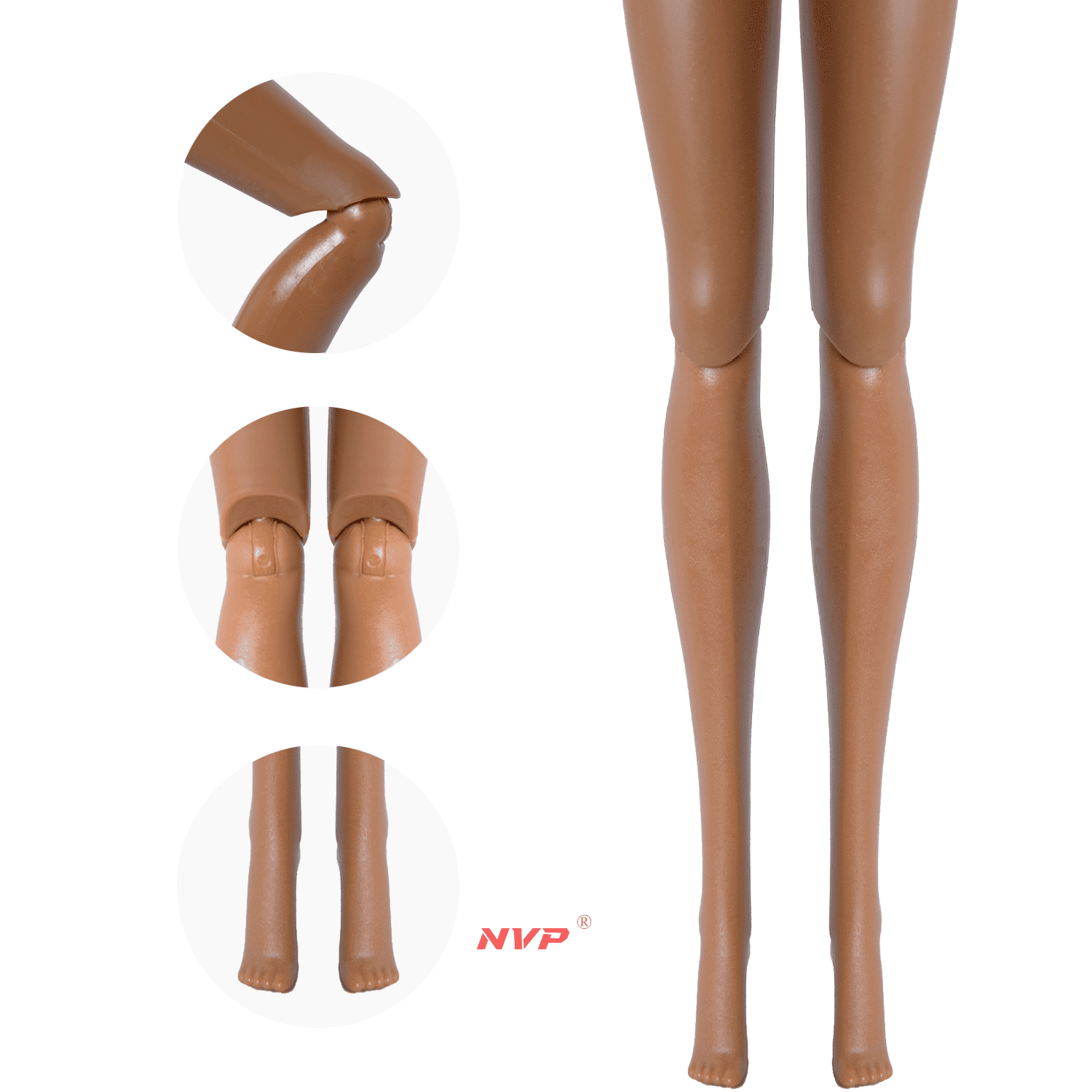 12.6inch Realistic Collectible BJD Doll - Fashion Model Ball Jointed Doll with 12 Joints for DIY Crafting (No Clothing Included)