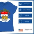 thumbnail image 4 of Tee Hunt The Struggle is Real T-Shirt Santa Claus Stuck in a Chimney Funny Women's T-Shirt Tee, Blue, 3X-Large, 4 of 5