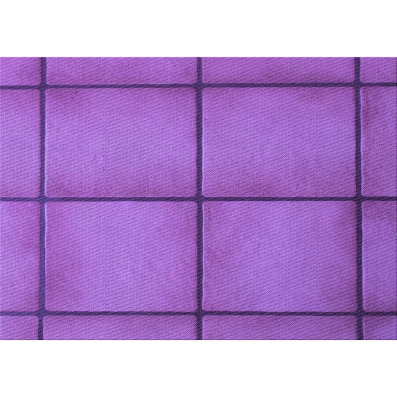 Ahgly Company Machine Washable Indoor Rectangle Transitional Heliotrope Purple Area Rugs, 2' x 3'