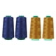 thumbnail image 1 of resistente de 3000 yardas, tamaño 20S/2, coser de poliéster de resistencia multiusos para tejidos, tapicería, (dorado Soledad Hilo de poliéster, 1 of 7