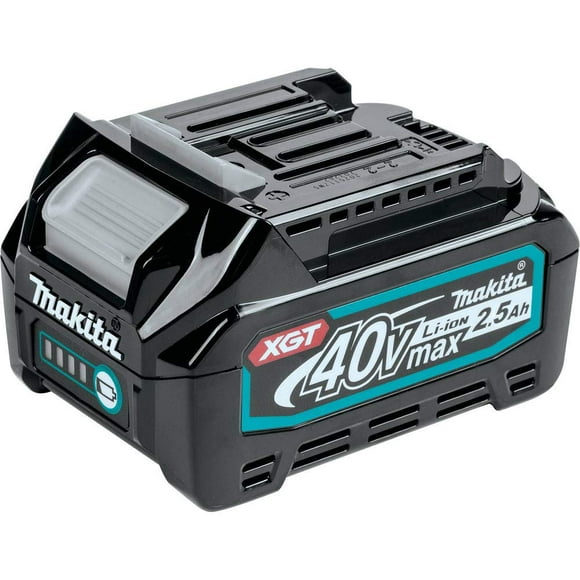 Batería Makita XGT de 40 V como máximo, 2,5 Ah con cargador rápido, 28 min