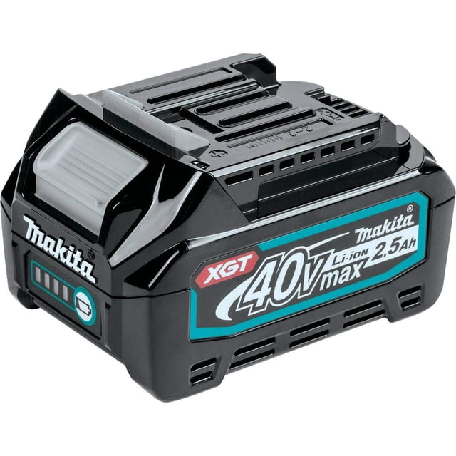 Batería Makita XGT de 40 V como máximo, 2,5 Ah con cargador rápido, 28 min