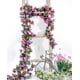 thumbnail image 5 of Nvzi Paquete de 8 guirnaldas de flores de 65 pies, decoraciones de flores artificiales de plástico para decoración de bodas, rosa y azul, 5 of 5