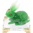 thumbnail image 3 of Estatuilla de conejo, decoración de mesa, conejo del zodiaco, artesanía, estatua decorativa de conejito, decoración del hogar, 3 of 5