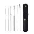 thumbnail image 1 of Xihbxyly Kit de Limpieza de Oídos, Herramientas Portátiles de Acero Inoxidable para La Eliminación de Cerumen, Diseño Seguro de Punta Helicoidal, Fácil de Limpiar y Usar, Ideal para Viajes Familiares, 1 of 7