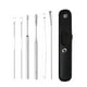 thumbnail image 1 of Fiudx Limpiador de Oídos, Herramienta Suave Punta y Espiral para Cerumen, Diseño Duradero de Acero Inoxidable, Kit de Viaje Portátil, Uso Doméstico Seguro, Idea de Regalo Familiar, Se Requiere Jabón., 1 of 7