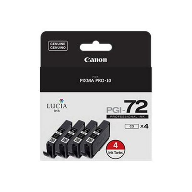 Canon PGI-72CO 4 Chroma Optimizer Value Pack - 4-pack - chroma optimizer -  original - ink tank - for PIXMA PRO-10, PRO-10S; PIXUS PRO-10