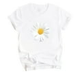 thumbnail image 4 of ZunFeo Womens Summer Tops Juniors Short Sleeve Tops Casual Cozy Crew Neck Graphic Tee Shirts, 4 of 5