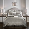 thumbnail image 5 of Merlina Merlina 9 or 13 Piece Comforter Set Jacquard Geometric Scroll Medallion Pattern Solid Border Design Bedding, 5 of 5
