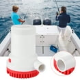 thumbnail image 6 of Sarapandan 1500GPH Submersible Sump Pump for Yachts & Boats, 12V High-Flow Mini Marine Bilge Pump, 6 of 8